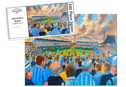 Highfield Road Stadium Fine Art Jigsaw Puzzle - Coventry City FC Highfield Road Stadium Fine Art Jigsaw Puzzle - Coventry City FC